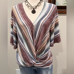 Daytrip Surplice Twisted Top